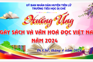 Trường Tiểu học Dị Chế  tổ chức “Ngày Sách và Văn hóa đọc Việt Nam năm 2024"